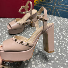 Load image into Gallery viewer, Valentino Tan-go Platform Patent Leather Sandal 155MM