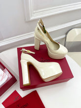 Load image into Gallery viewer, Valentino Tan-go Platform Patent Leather Sandal 155MM