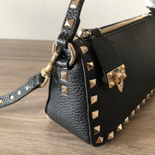 Load image into Gallery viewer, Valentino Garavani Small Rockstud Grainy Crossbody Bag