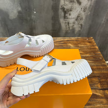 Load image into Gallery viewer, Louis Vuitton Ruby Flat Mary Jane Sandals