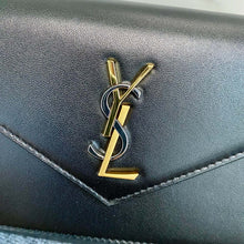 Load image into Gallery viewer, YSL Cassandre Envelope Chain Wallet In Smooth Leather