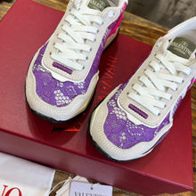 Load image into Gallery viewer, Valentino Lace An Mesh Lace Runner Sneakers