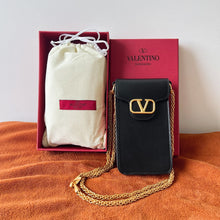 Load image into Gallery viewer, Valentino Garavani Loco Phone Case With Chain