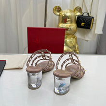 Load image into Gallery viewer, Valentino Leather Slide Sandal 60 MM