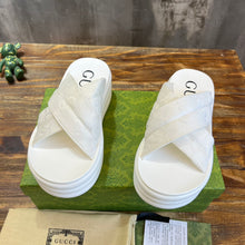 Load image into Gallery viewer, Gucci GG Platform Slide Sandal