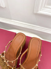 Load image into Gallery viewer, Valentino Rockstud Wedge Sandals