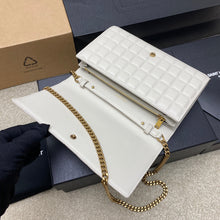 Load image into Gallery viewer, YSL Cassandre Matelassé Carré Chain Wallet IN Lambskin