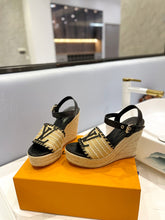 Load image into Gallery viewer, Louis Vuitton Starboard Wedge Sandals