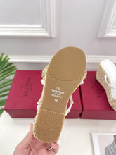 Load image into Gallery viewer, Valentino Rockstud Wedge Sandals