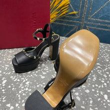 Load image into Gallery viewer, Valentino Tan-go Platform Patent Leather Sandal 155MM
