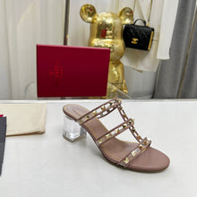 Load image into Gallery viewer, Valentino Leather Slide Sandal 60 MM
