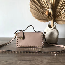 Load image into Gallery viewer, Valentino Garavani Small Rockstud Grainy Crossbody Bag