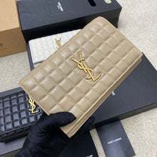 Load image into Gallery viewer, YSL Cassandre Matelassé Carré Chain Wallet IN Lambskin