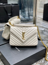Load image into Gallery viewer, YSL College Medium Quilted leather Bag