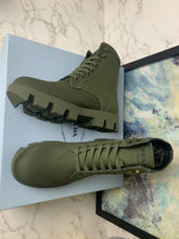Load image into Gallery viewer, Prada Denim Laced Boot - LUXURY KLOZETT