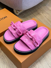 Load image into Gallery viewer, Louis Vuitton Sunset Flat Comfort Mule