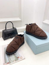 Load image into Gallery viewer, Prada Paddled Nylon Slip on Shoes