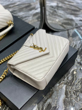 Load image into Gallery viewer, YSL College Medium Quilted leather Bag