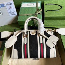 Load image into Gallery viewer, Gucci Small Canvas Top Handle Bag with Double G