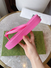 Load image into Gallery viewer, Gucci Chevron Thong Sandal