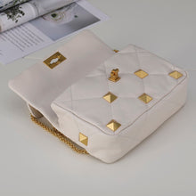 Load image into Gallery viewer, Valentino Garavani Medium Roman Stud The Shoulder Bag In Nappa With Chain