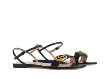Load image into Gallery viewer, Gucci Double G Leather Sandals - LUXURY KLOZETT