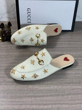 Load image into Gallery viewer, Gucci Princetown Embroidered Leather Slipper