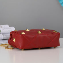 Load image into Gallery viewer, Valentino Garavani Medium Roman Stud The Shoulder Bag In Nappa With Chain