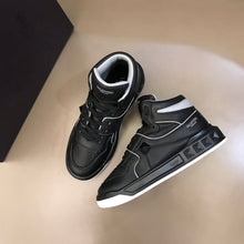 Load image into Gallery viewer, Valentino One Stud High Top Nappa Sneakers