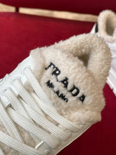 Load image into Gallery viewer, Prada Leather and Shearling Sneakers