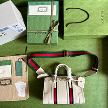 Load image into Gallery viewer, Gucci Small Canvas Top Handle Bag with Double G