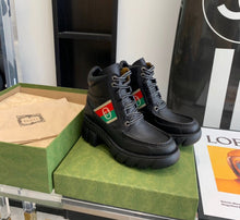 Load image into Gallery viewer, Gucci Ankle Boots With Interlocking G