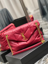 Load image into Gallery viewer, YSL PUFFER MEDIUM BAG IN QUILTED LAMBSKIN