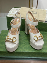 Load image into Gallery viewer, Gucci Platform Sandal With Horsebit