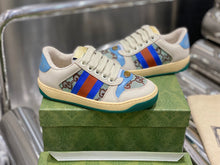 Load image into Gallery viewer, Gucci Women Screener Sneakers With Crystals