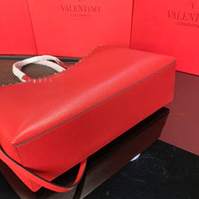 Load image into Gallery viewer, Valentino Garavani Rockstud Calfskin Grainy Tote Bag