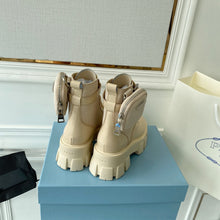Load image into Gallery viewer, Prada Monolith brushed Rois Leather And Nylon Boots