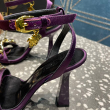 Load image into Gallery viewer, Versace Medusa Chain High Heel Sandals