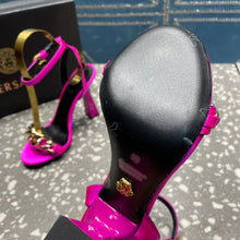 Load image into Gallery viewer, Versace Medusa Chain High Heel Sandals