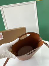 Load image into Gallery viewer, Burberry Small Leather Pocket Bucket Bag