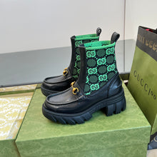 Load image into Gallery viewer, Gucci Women GG Jersey Boots with Horsebit