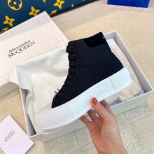 Load image into Gallery viewer, Alexander McQueen Deck Plimsoll High Top Sneakers