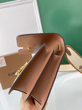 Load image into Gallery viewer, Burberry Small Votton Canvas Leather TB Bag