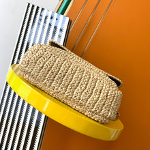 Load image into Gallery viewer, YSL Niki Medium Chain Bag In Raffia