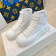 Load image into Gallery viewer, Alexander McQueen Deck Plimsoll High Top Sneakers