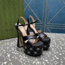 Load image into Gallery viewer, Gucci Interlocking G Studs Sandal