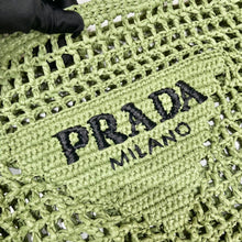 Load image into Gallery viewer, Prada Raffia Tote Bag