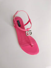 Load image into Gallery viewer, Dolce & Gabbana Patent Leather DG Thong Sandal