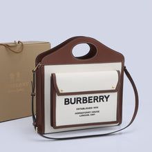 Load image into Gallery viewer, Burberry Leather Medium Pocket Bag