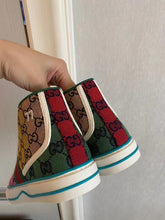 Load image into Gallery viewer, Gucci Tennis 1977 GG Multicolor High Top Sneaker - LUXURY KLOZETT